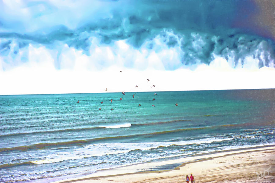 Storm Clouds Over Daytona Beach Photograph