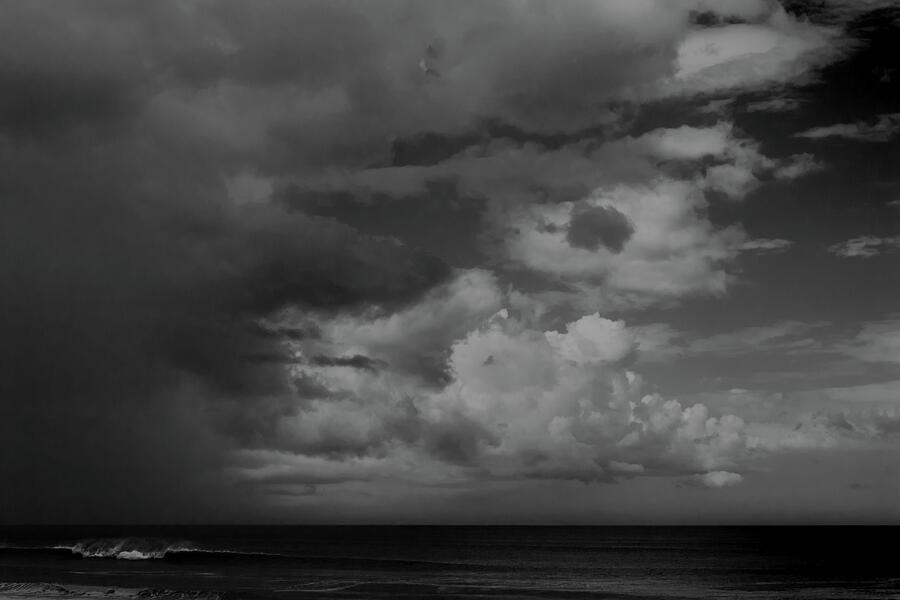 Storm Clouds Over Ocean #1 Photograph by Paul Rebmann