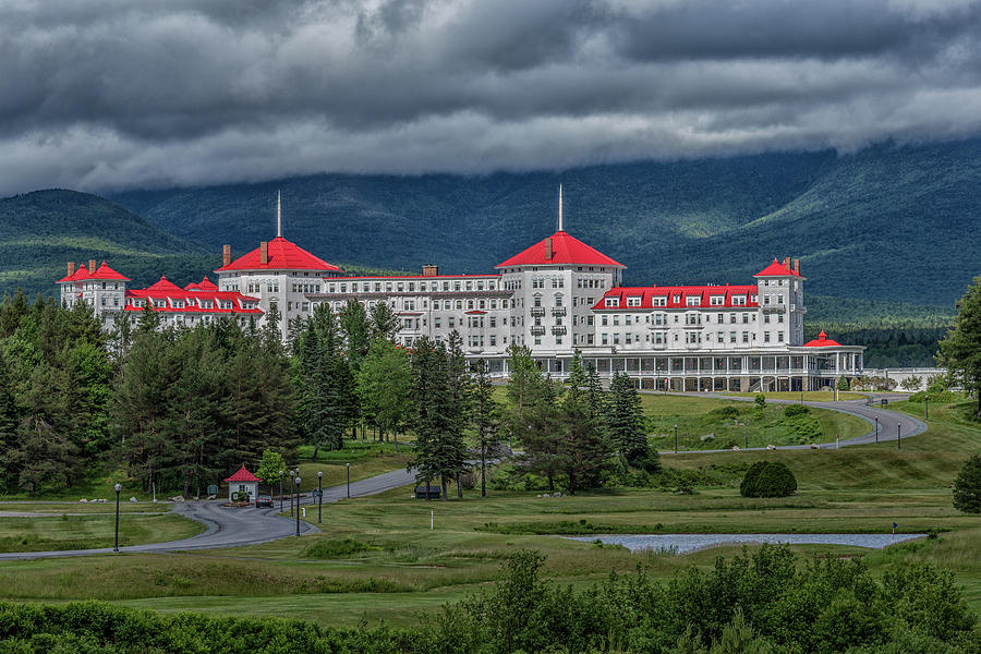 Storm Clouds over the Mount Washington Hotel Photograph by Brian MacLean