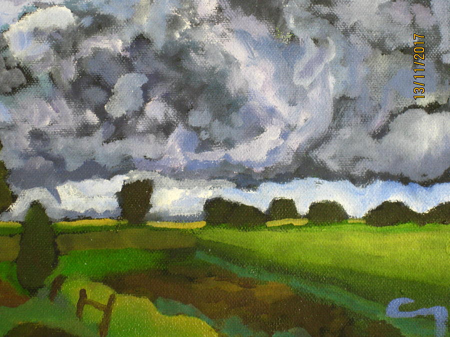 Storm Painting by Constance Gehring