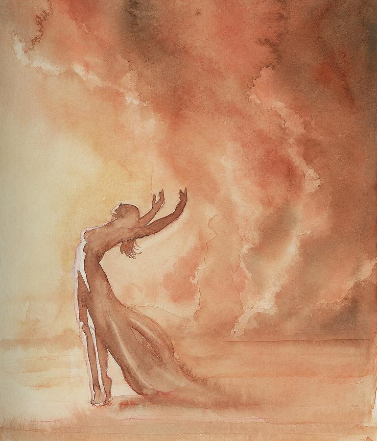 Storm Dancer Painting by Victoria Lisi