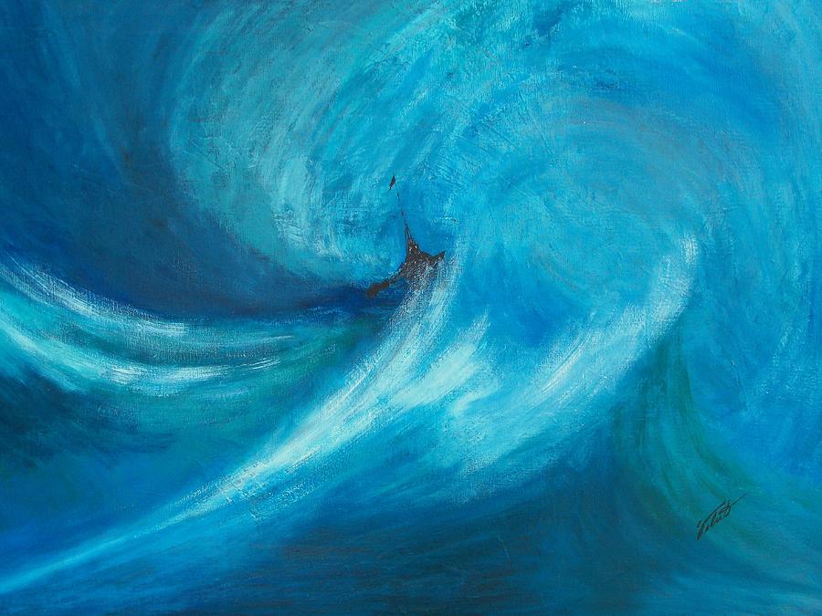 Landscape Painting - Storm by Dennis Vebert Landscape Painting - Storm by Dennis Vebert