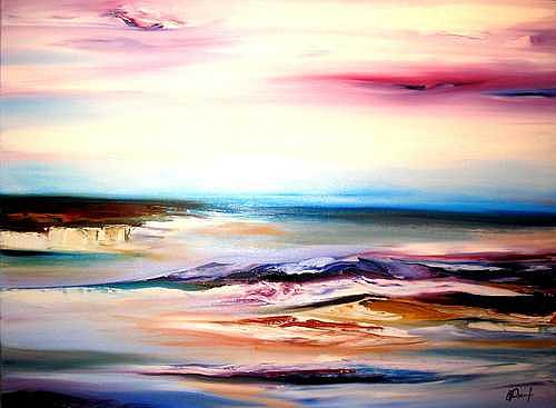 Abstract Painting - Storm Expectation by Olga Dmytrenko Abstract Painting - Storm Expectation by Olga Dmytrenko
