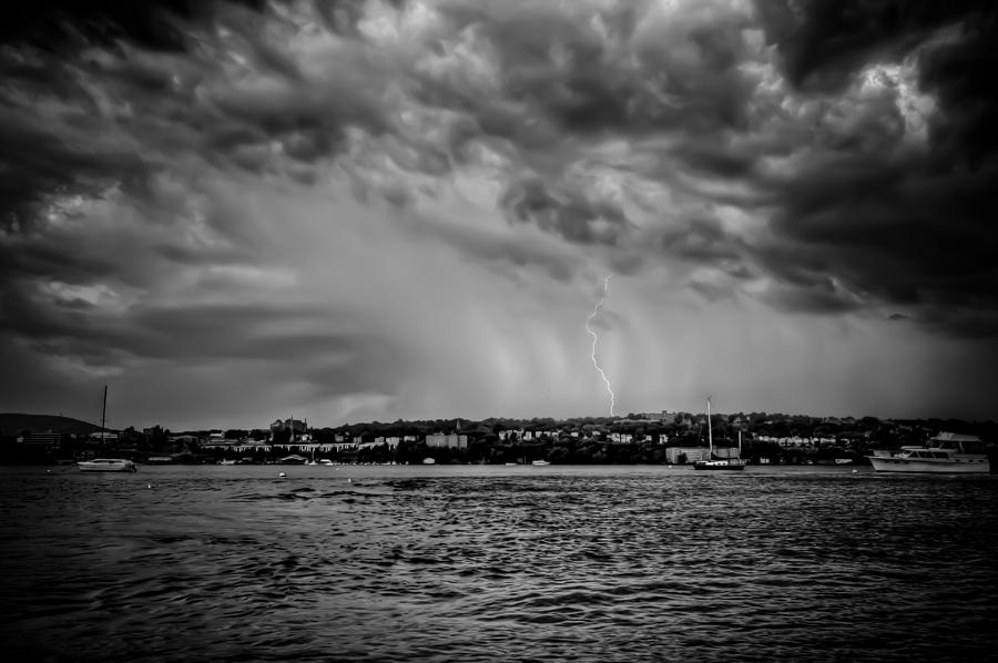 Storm in Black and White Photograph by Dave Hahn