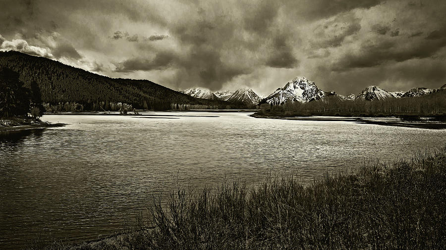 Storm in the Tetons Photograph by John Christopher