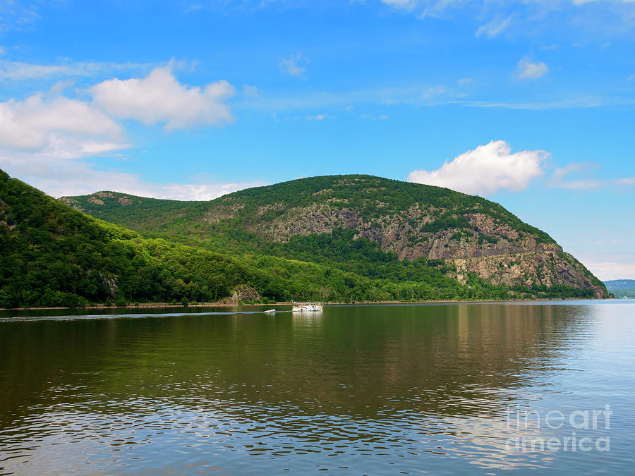 Storm King Mountain on the Hudson River New York Photograph by Louise Heusinkveld