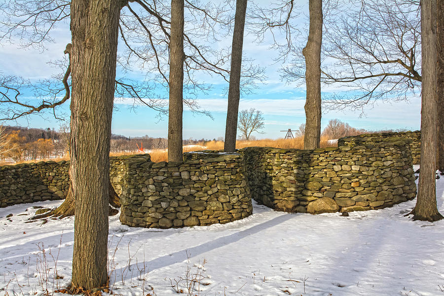 Winter Photograph - Storm King Wall In Golden Hour by Angelo Marcialis