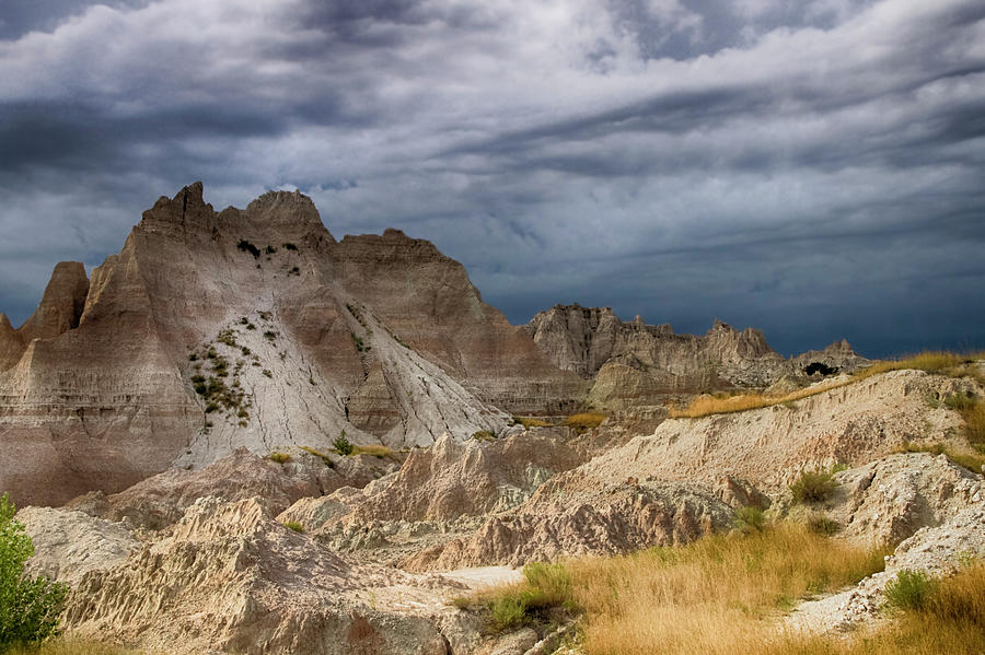 Storm over Badlands Photograph by Susan Bandy