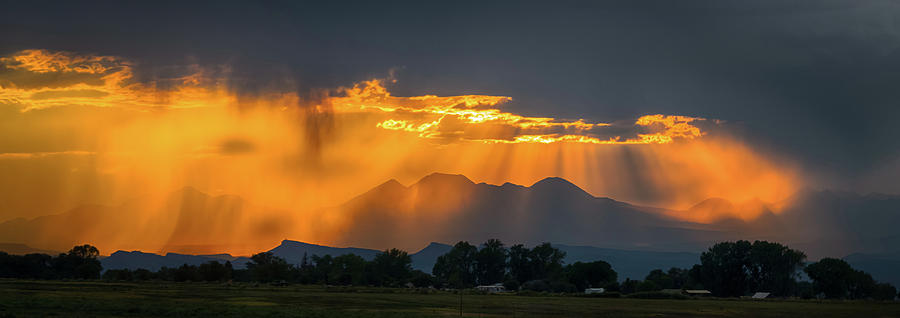 Storms Photograph - Storm of Gold by Rob Wilson Storms Photograph - Storm of Gold by Rob Wilson