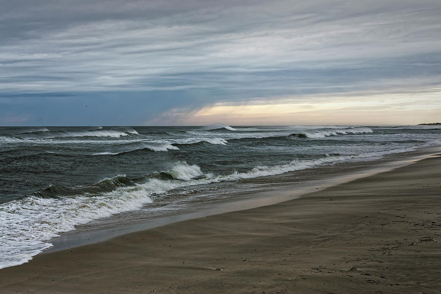 Storm off the coast Photograph by Steve Gravano