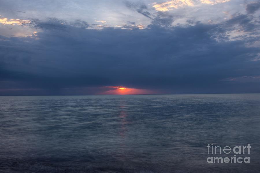 Sunset Photograph - Storm On Fire  by John Scatcherd