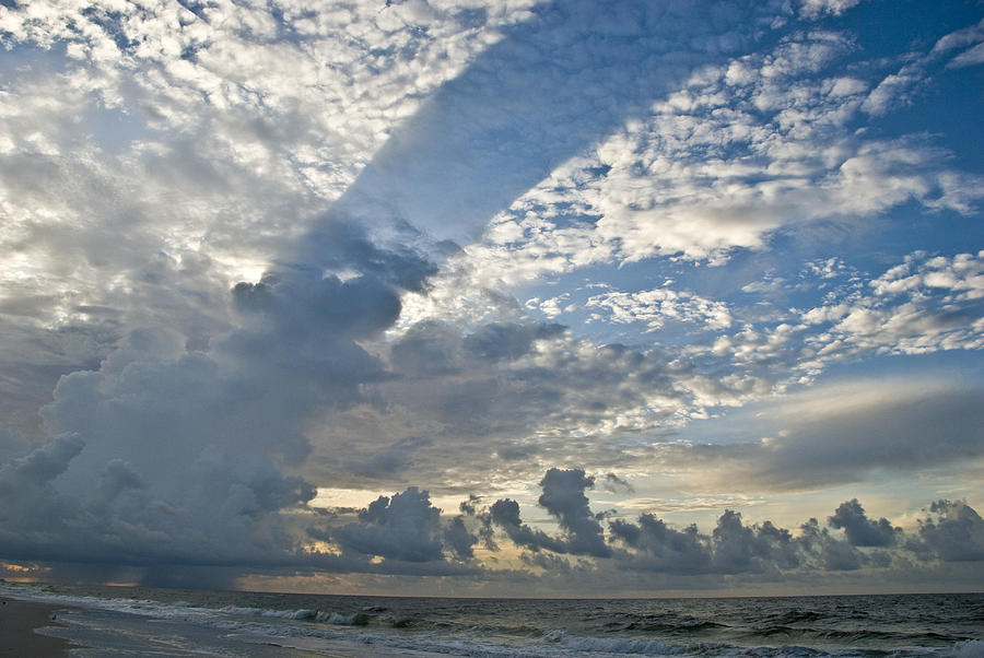 Storm Photograph - Storm On The Gulf by Jennifer Kelly