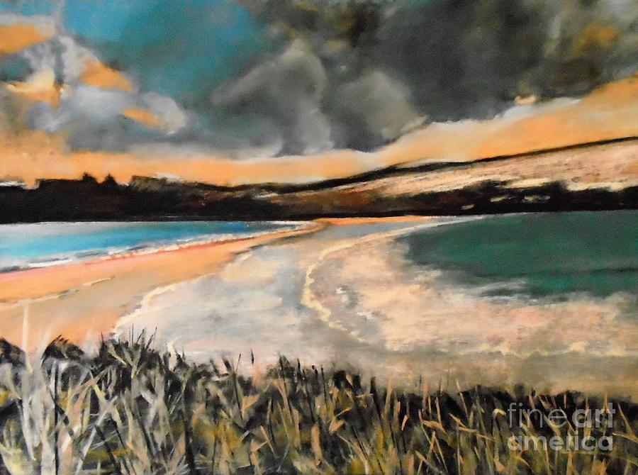 Storm on the Way Pastel by Angela Cartner