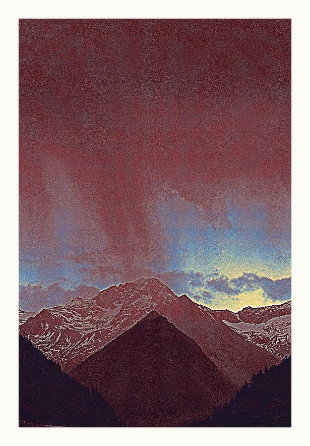 Storm Over Andean Mountains Range Painting by Celestial Images