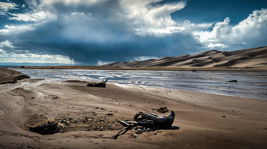 Storm Over Great Sand Dunes NP Photograph by Dean Ginther
