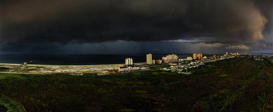 Storm Over Gulf Shores Alabama Photograph by Michael Thomas