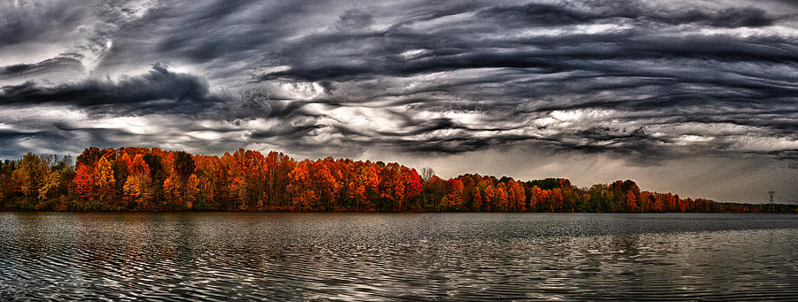 Storm Over Lake Nimisila Photograph by Dick Pratt