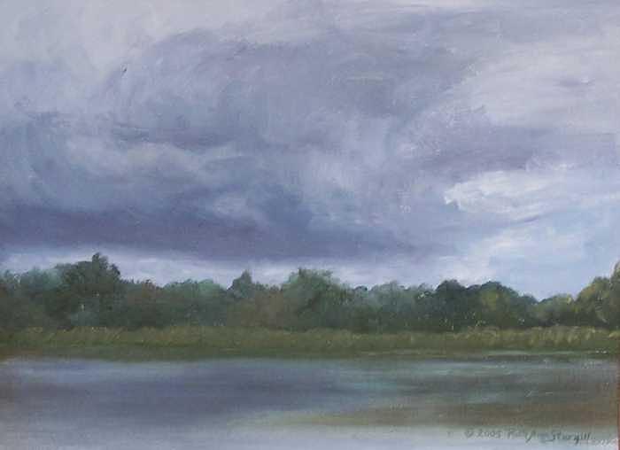 Storm Over Marblehead Painting by Ruth Ann Sturgill Storm Over Marblehead Painting by Ruth Ann Sturgill