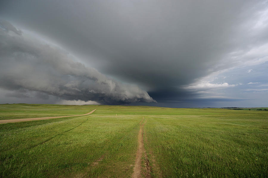 Storm Over Montana Ranch Photograph by Dave Chapman - Fine Art America