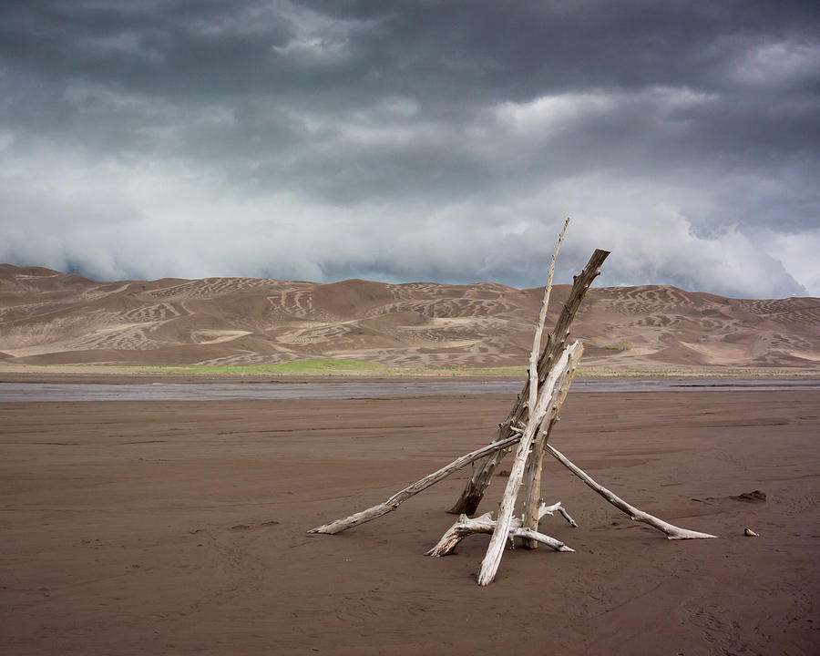Storm Over Sand Dunes Photograph by Kelly VanDellen