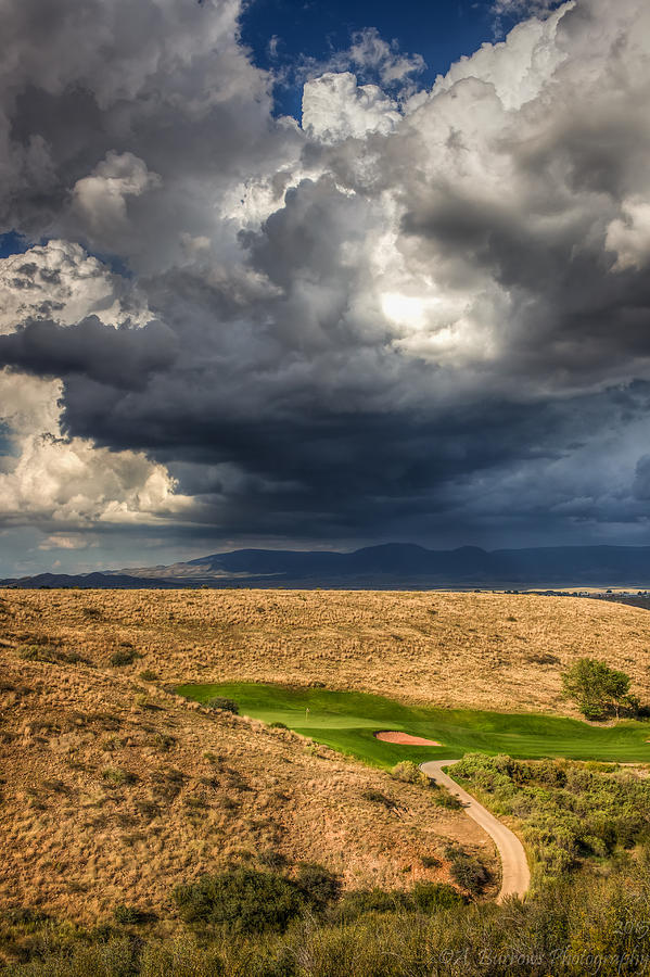 Storm over the Canyon Course Photograph by Aaron Burrows
