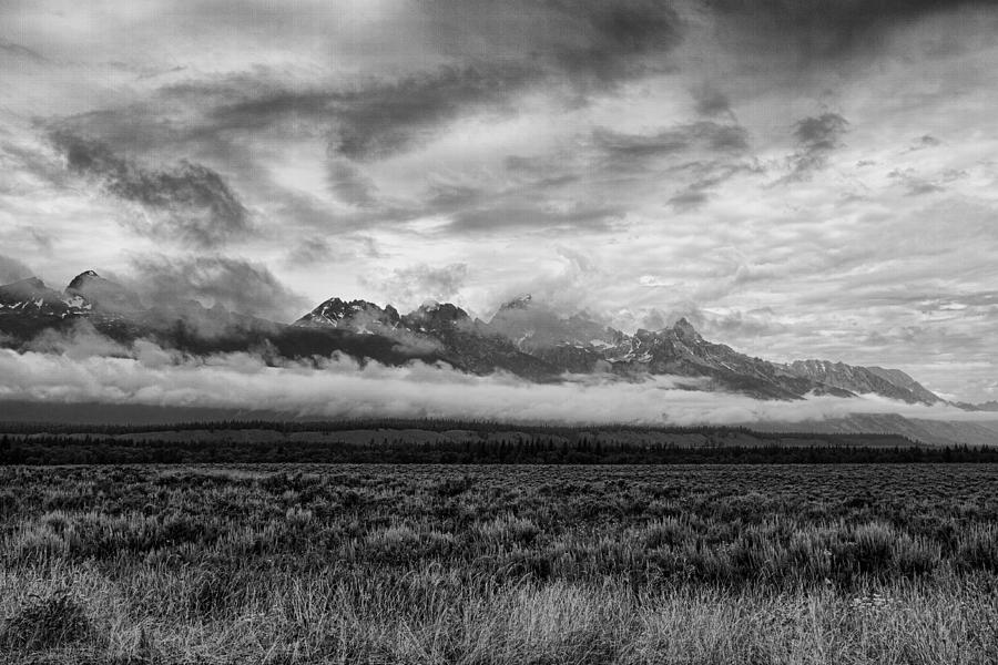 Mountain Photograph - Storm Over the Grand Tetons by Hugh Smith