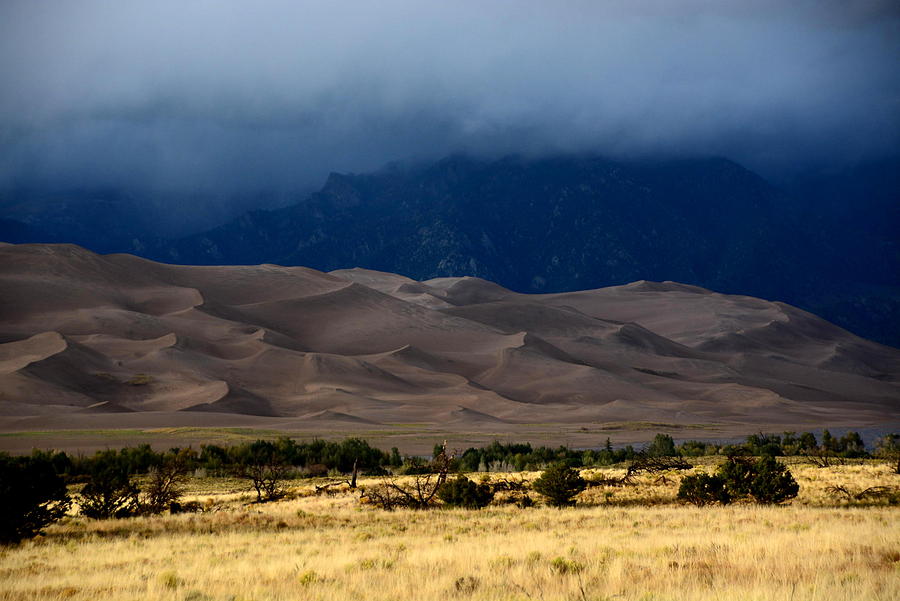 Storm Over The Great Dunes Colorado  Photograph by Charlotte Schafer