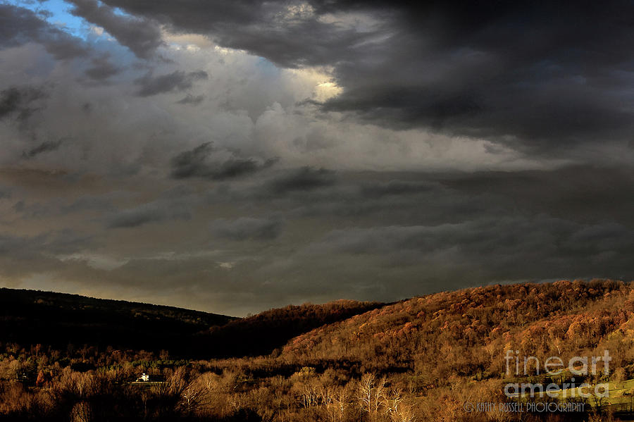 Storm Over the Piedmont Photograph by Kathy Russell