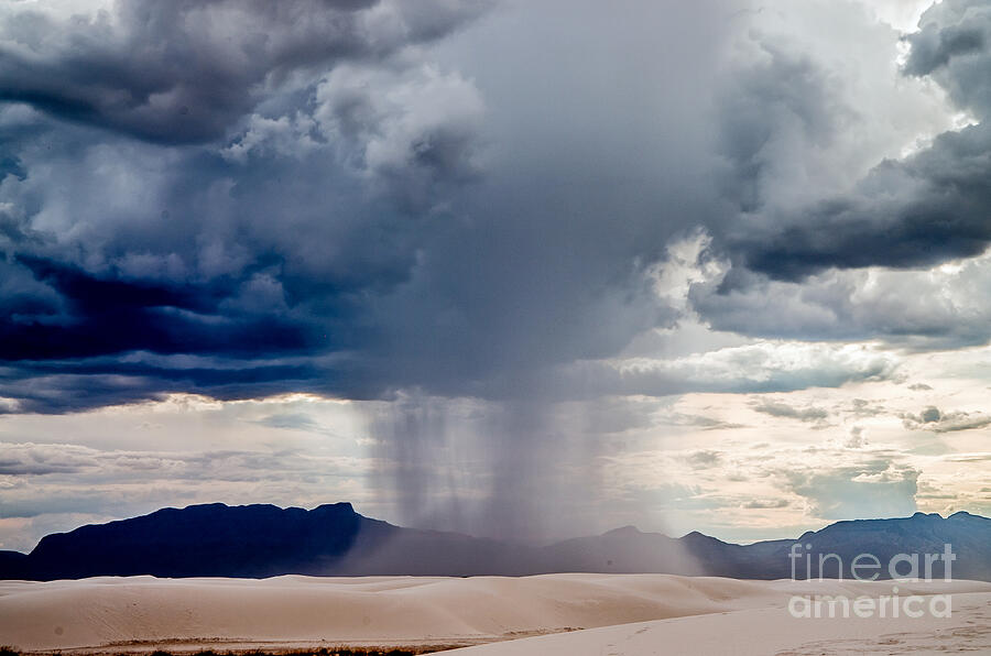 Storm Over White Sands Photograph by Stephen Whalen