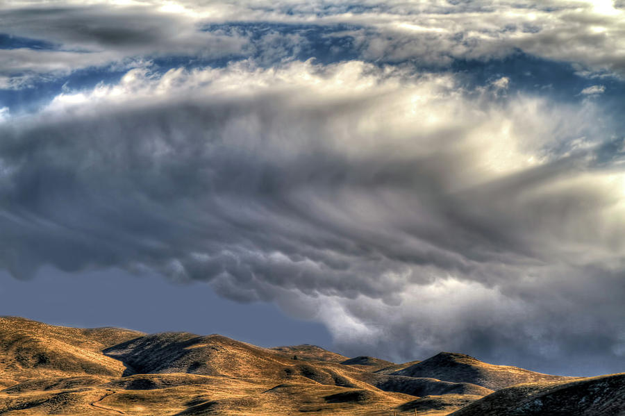 Reno Photograph - Storm Passing by Donna Kennedy