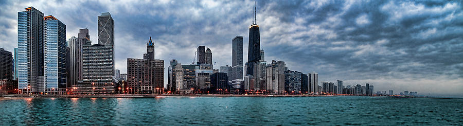 Chicago Photograph - Storm Rolling In by Jeff Lewis