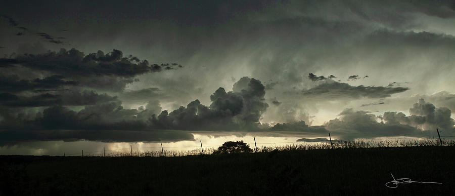 Storm Silhouette Photograph by Jim Bunstock