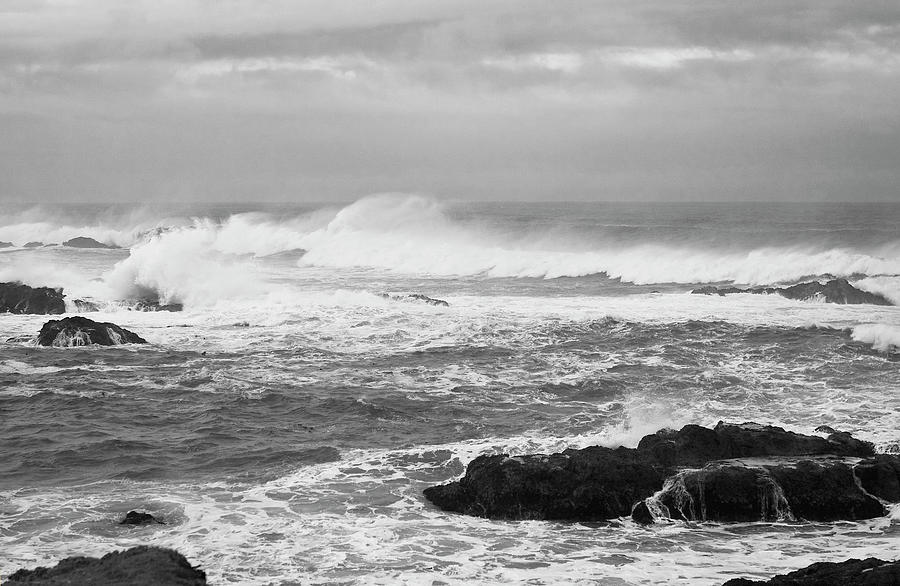 Storm Surf Off Mendocino Photograph by Lorraine Devon Wilke