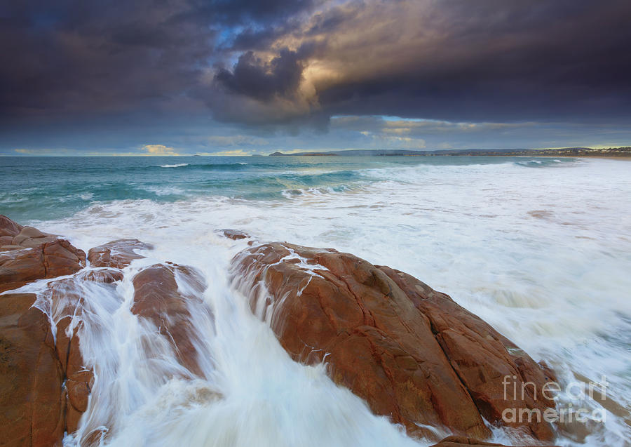 Beach Photograph - Storm Tides by Michael Dawson