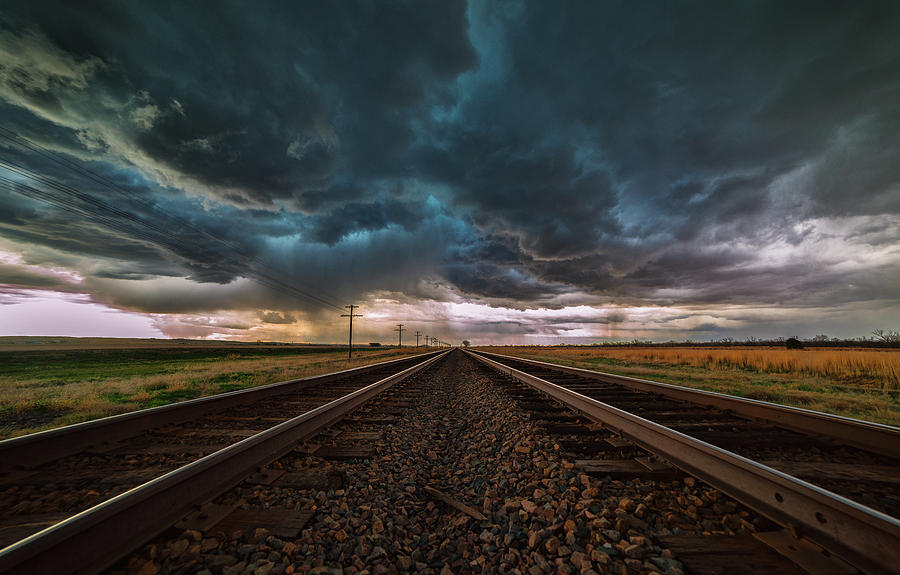Nature Photograph - Storm Tracks by Darren White