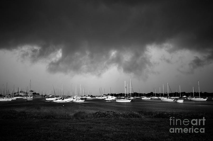Black And White Photograph - Storm warning by David Lee Thompson