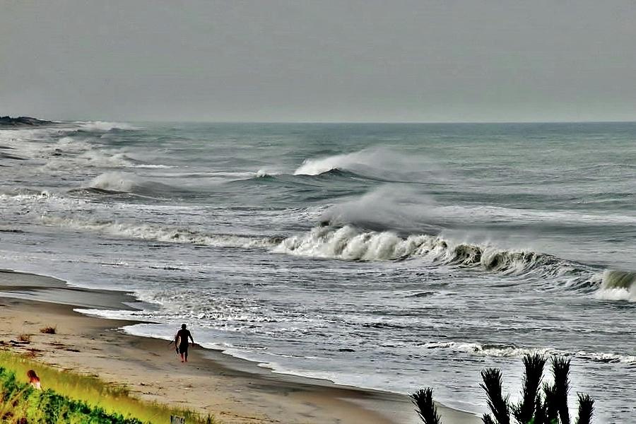 Lone Surfer Photograph by Kim Bemis