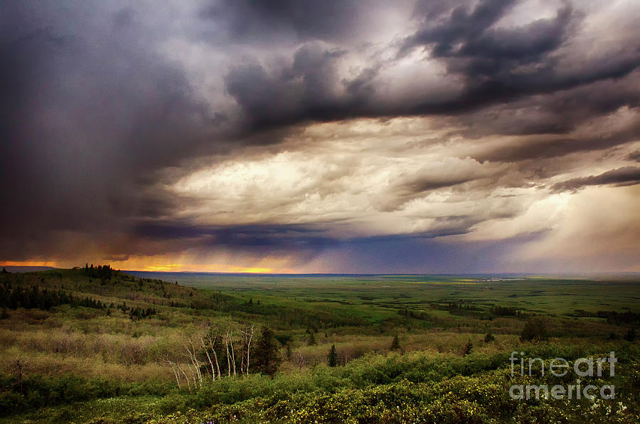 Sunset Photograph - Storm Watch 3 by Bob Christopher