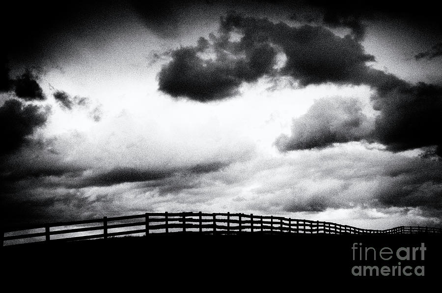 Black And White Photograph - Storm Watch 6 by Bob Christopher