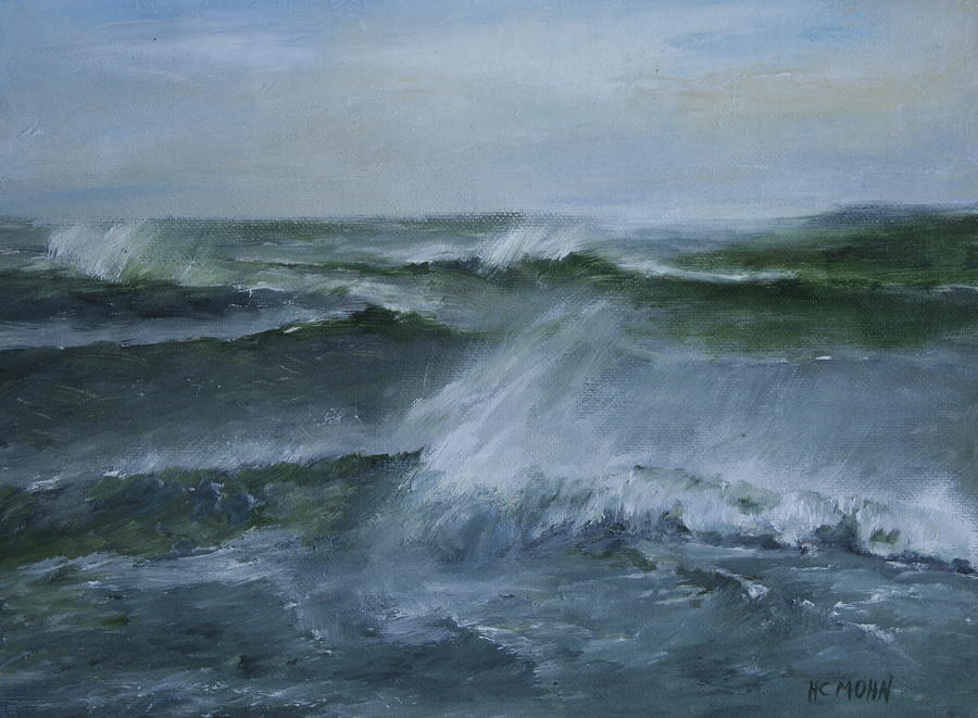 Storm Waves Painting by Helene Mohn - Fine Art America