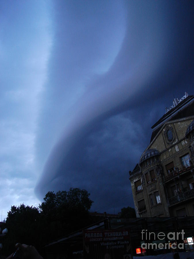 storm waves in Timisoara Photograph by Popa Diane-valeria