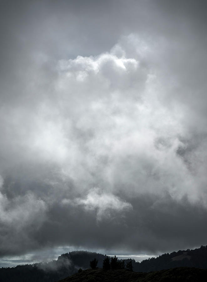 Stormclouds over Mt. Tamalpais Photograph by Joe Doherty