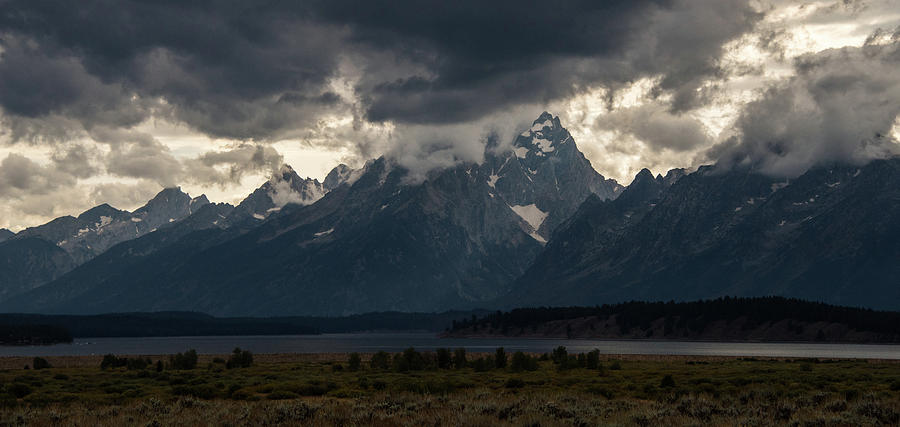 Storms in the Tetons Photograph by Jennifer Ancker