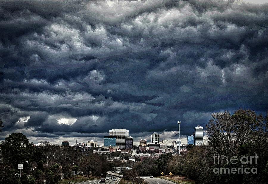 Abstract Photograph - Storms Over Columbia, Sc by Skip Willits