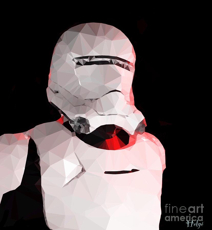 StormTrooper Next Gen Digital Art by HELGE Art Gallery