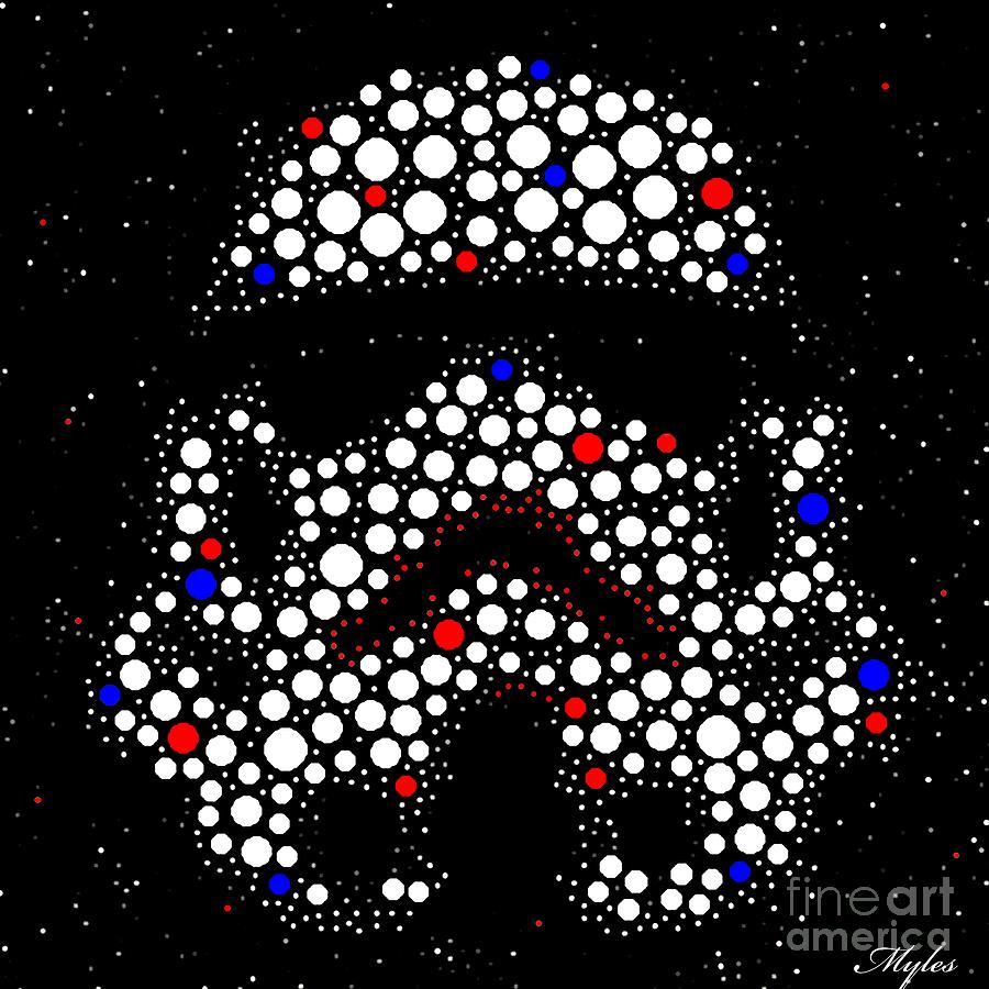 Star Wars Stormtrooper #1 Digital Art by Saundra Myles