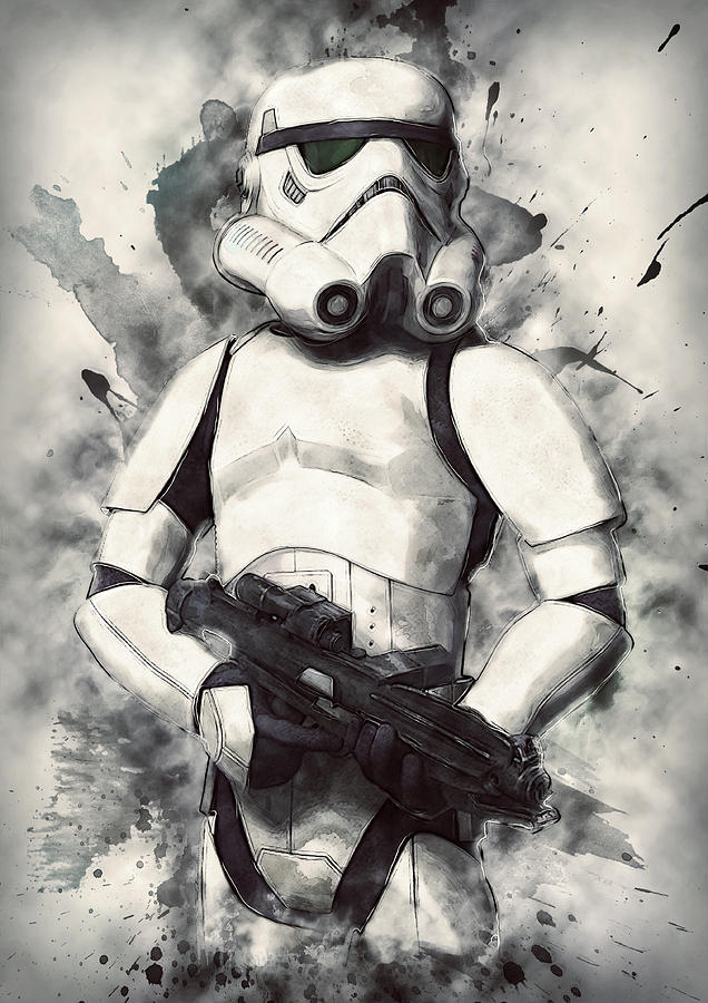 Stormtrooper Digital Art by Hoolst Design