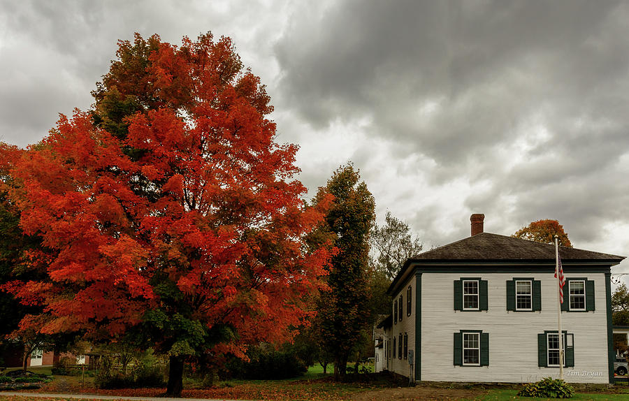 Landscape Photograph - Stormy Afternoon in Vermont by Tim Bryan