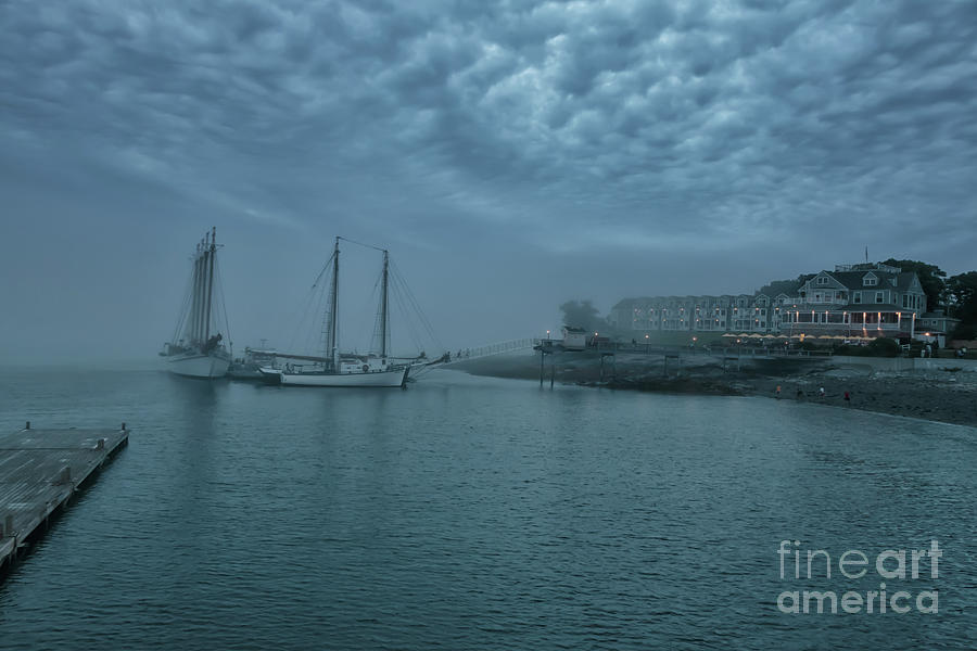 Stormy Bar Harbor Night Photograph by Elizabeth Dow