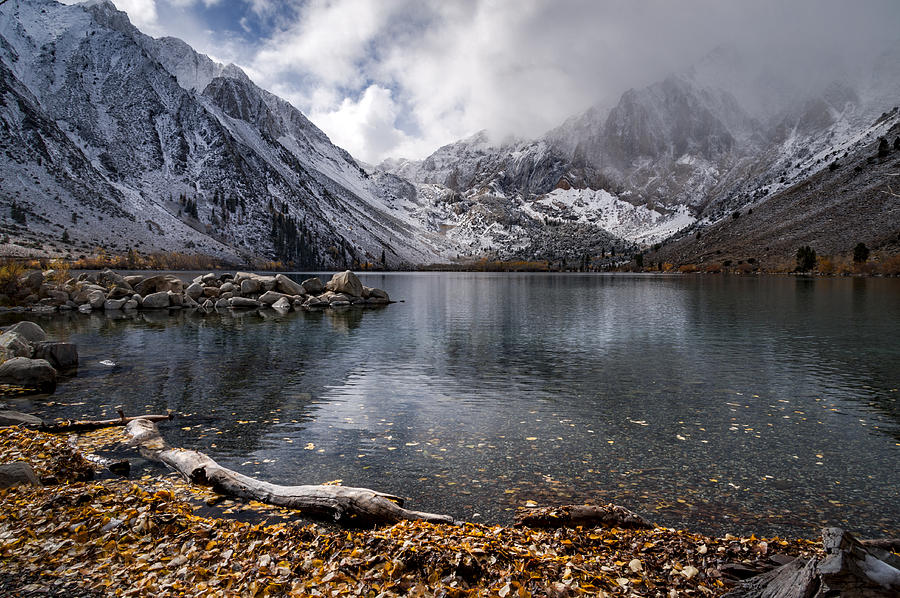 Stormy Convict Lake Photograph by Cat Connor